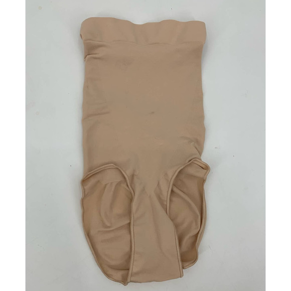 SKIMS High Waisted Brief Shapewear L/XL Tan Bronze Seamless Stretchy - Picture 1 of 4